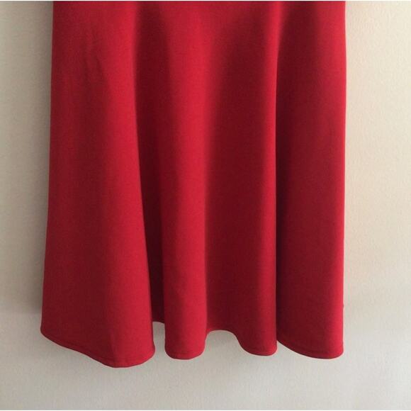 NWT Altar'd State Red Ruffle Fit & Flare Skater Dress size M - Picture 5 of 8